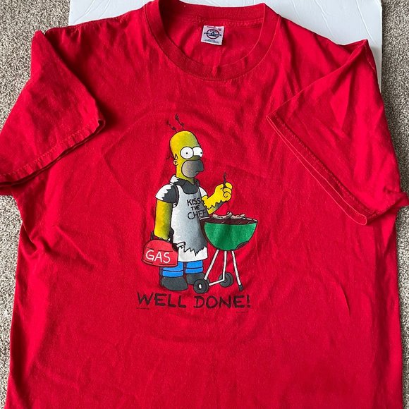 The Simpsons "WELL DONE" Mens XL T-shirt - Picture 1 of 4